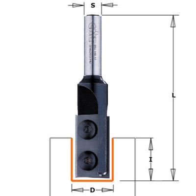 Фото Фреза пазовая, смен.ножи HM Z2 S=12 D=16x29,5 RH в интернет-магазине ToolHaus.ru